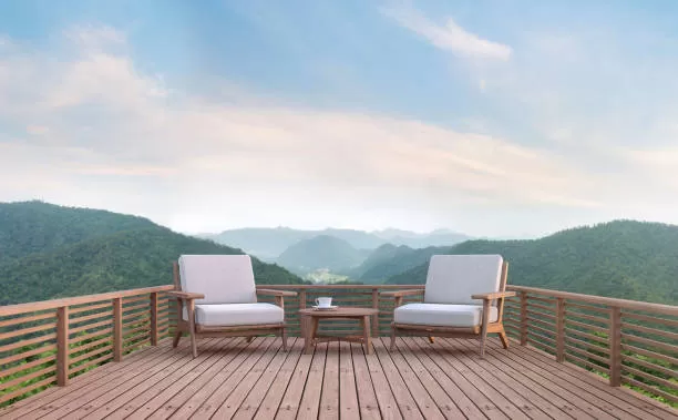 Création d'une terrasse en bois sur mesure à Combloux, Combloux, GOOD & WOOD