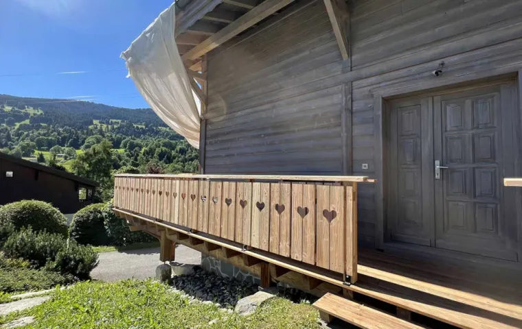 Rénovation de balcon en bois à Megève, Combloux, GOOD & WOOD